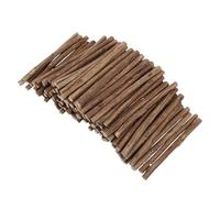 SUPVOX 120 Palitos de Madera para Manualidades Gruesos y Redondos, Material Versátil y Fácil de Pegar, Ideales para Educación Creativa y Fotografía Artesanal