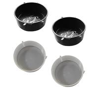SUPVOX 12piezas Comederos para Reptiles Discos Redondos para Alimentación y Agua para Arañas y Reptiles Material Reutilizable De Limpiar Aleatorios