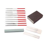 SUPVOX 14piezas Herramientas De Rectificado Para Guitarra Piedra De Afilar Esponja Trastes Para Tuercas Afilado y Reparación De Instrumentos