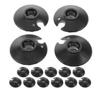 SUPVOX 15 Bastones De Senderismo Soporte para Nieve Protector De Barro Protectores De Puntas Soporte para Nieve Cestas para Barro Almohadilla Negra para Bastones De Trekking
