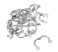 SUPVOX 15 Piezas Anillos Abiertos para Patas De Pájaros Anillos Reutilizables para Loros Grandes, Loros Grises Africanos y Cotorras De Identificación para Entrenamiento De Vuelo