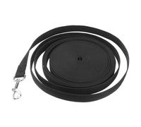 SUPVOX 15m Correa de Adiestramiento para Perros Larga Ancha Negra para Entrenar Cachorros Parques o Espacios Abiertos