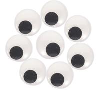 SUPVOX 16 Piezas de Ojos Móviles de Plástico Autoadhesivos para Manualidades, Fáciles de Usar y Resistentes, Ideales para Muñecos de Peluche y Proyectos Escolares Infantiles