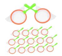 SUPVOX 16 piezas Redes de Pesca para Juguete al Aire Portátil para Atrapar Peces y Pequeños Animales Colores Aleatorios Educativo para Desarrollo Infantil Color Aleatorio Color Aleatorio