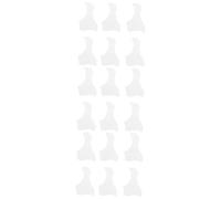 SUPVOX 18 Piezas Placa De Rasguño De Guitarra Ser Golpeador De Guitarra Acustica Tablero Antiarañazos Para Guitarra Golpeador Acústico Plástico Transparente Pequeño Guardia Balada