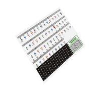 SUPVOX 1hoja Calcomanías Profesionales Para Teclados De Piano Electrónico Pegatinas Autoadhesivas Resistentes Al Agua Para Aprendizaje Musical Compatible Teclados De Teclas