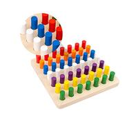 SUPVOX 1Juego Entrenamiento Sensorial de Madera Juguete Educativo de Coordinación Mano y Motricidad Desarrollo Infantil