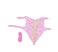 SUPVOX 1juego Ropa De Conejito con Correa para Mascotas Pequeñas Vestido Decorativo De para Conejos Traje De Fiesta y Ocasiones Especiales Diseño Cómodo y Transpirable Mediano
