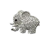 SUPVOX 1pieza Clip De Perfume Para Coche Forma De Elefante De Cristal Rhinestones Accesorio Decorativo Para Aire Acondicionado Para Ventilación Automotriz Plateado