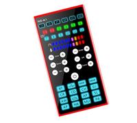 SUPVOX 1pieza Tarjeta De Sonido Externa Portátil Mezclador y Cambiador De Voz para Transmisiones y Grabaciones Compatible Móviles y Pc Reducción De Ruido Inteligente y Duradera