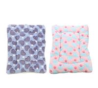 SUPVOX 2 Almohadillas Cálidas para Mascotas Pequeñas Cojines de Algodón Grueso para Dormir Tapetes Acogedores para Perros y Gatos Mantas de Descanso para Interiores y Color Aleatorio