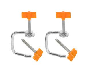 SUPVOX 2 Juegos Abrazadera para Máquina de Fideos Manual Naranja, Clip de Fijación de Mesa Tornillo, Juego para Reparación y Sujeción Segura en Cocina Doméstica