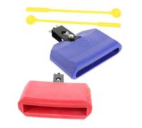 SUPVOX 2 Juegos Accesorios para Batería con Bloques Jam Baquetas de Percusión para Soporte para Montaje y Palillos Livianos Sonido Mejorado y Portabilidad