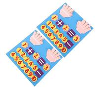 SUPVOX 2 Juegos Juguetes Educativos de Matemáticas con Fieltro para Juego de Tableros y Resta para Preescolar Material Didáctico de Fácil Manejo y Diseño Atractivo