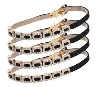 SUPVOX 2 Pares Correa de Zapato Desmontable Pedrería para Tacones Altos, Banda Antideslizante y Ajustable para Sandalias Elegantes en Cualquier Ocasión