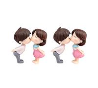 SUPVOX 2 Pares Pareja De Novios Escultura Adorno De Pareja De Novios Estatua De San Valentin Decoración del Salpicadero del Coche Accesorios para Micropaisajes Marioneta Pastel Amantes