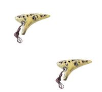 SUPVOX 2 Piezas 12 Ocarina 12 Hoyos Alto c Silbato De Pájaro Instrumento Musical Ocarina De 12 Hoyos Alto c Ocarina Flauta De Cerámica Ocarinawind 6 Hoyos Ocarinas Lujo Flauta De Agujero