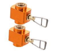 SUPVOX 2 Piezas Adaptador de Gas para Camping para Válvula de Recarga de Combustible Conversor para Hornillos y Estufas al Aire Diseño Resistente y Fácil