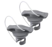 SUPVOX 2 Piezas Adaptador Tapa Válvula Inflable Orificios para Kayak y Bote Resistente Antileak Fácil Instalación para Tablas Paddle Surf y Embarcaciones