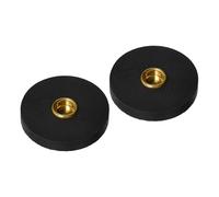 SUPVOX 2 Piezas Alfombrilla Antideslizante Para Violonchelo Reposapiés Soporte De Descanso Para Violonchelo Tapón De La Estera Del Violonchelo Soportes Parada Accesorios Latón y Caucho