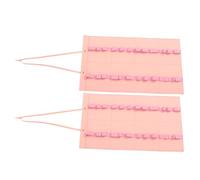 SUPVOX 2 Piezas Bolsas Colgantes Plegables para Baquetas y Palillos de Organizador Multiuso de Fieltro Resistente con Soporte para Exhibir Cinturones de Karate y Taekwondo Casa