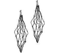 SUPVOX 2 Piezas Bolsas de Alimentación Lenta para Caballos Resistente de Malla Estrecha Multiusos y Duradera con Anillos Diseño Portátil y Fácil de Colgar para Alimentación Controlada