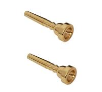 SUPVOX 2 Piezas Boquilla De Trompeta 5c Boquilla Trompeta Dorada Boquilla De Trompeta De Metal Horn Boquilla De Trompeta Sinfónica Bach Bugle Boquilla Trompeta Rey 7c Poli Importante