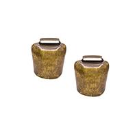 SUPVOX 2 Piezas Campanas para Ganado Gruesas Colgantes de Campana Pérdida para Ovejas Caballos y Vacas Accesorios Agrícolas de Hierro Duradero Decoración Colgante Diy Pequeño Estilo