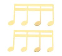 SUPVOX 2 Piezas Carpeta de Partituras Metalicas Pinzas para Libros de Música Clips para Partituras Sujetapapeles para Leer y Tocar Instrumentos como Guitarra y Violín