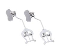 SUPVOX 2 piezas Clips para Partituras de Trombón Soporte Metálico Resistente y Compacto Sujetador de Notas Musicales Duradero y Portátil Color Plateado
