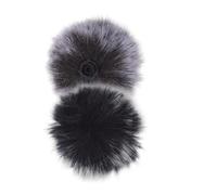 SUPVOX 2 Piezas Cubre Viento Peludo para Micrófonos Lavalier de Protección Antiviento Mini Funda para Micrófonos Inalámbricos para Entrevistas y Transmisiones