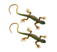 SUPVOX 2 Piezas de Lagarto de Plástico Simulado Adorno Decorativo Realista Juguete Educativo y Herramienta para Bromas Fiestas Material Duradero y Detalles para Infantil y Enseñanza