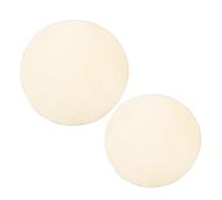 SUPVOX 2 Piezas de Parche de Piel de Cabra para Tambores Africanos Mano, Beige, Fácil Reemplazo, Adecuado para Percusión Tradicional
