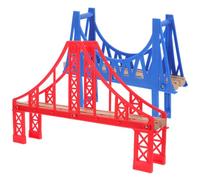 SUPVOX 2 Piezas de Puente de Pista Modelo de Puente Accesorios de maquetas de Trenes Divertido Puente de Juguete Puente del Tren ferroviario el plastico