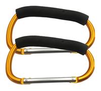 SUPVOX 2 Piezas Gancho para Patines de Aluminio Resistente con Esponja Porta Zapatos de Skate Portátil para Patinaje de Unidades Cómodo y Duradero Compatible con Patines de Ruedas Hielo