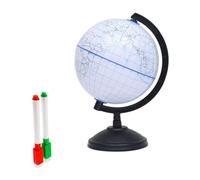 SUPVOX 2 piezas Globo Terráqueo Inacabado para Colorear Kit Educativo DIY con Soporte Estable y Rotuladores para Niñas Aprender Geografía y Interactivo