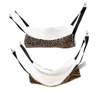 SUPVOX 2 Piezas Hamaca De Hámster Jaula para Mascotas Cama Nido De Gato Hamaca para Gatos Cama Colgante para Mascotas Gatito Cama De Gato Cálida Interior Hamaca De Animales Pequeños Felpa