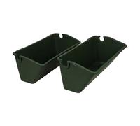 SUPVOX 2 Piezas Maceteros de Pared Verticales Jardineras Colgantes Exteriores con Orificios de Drenaje Soportan para Patios y Jardines