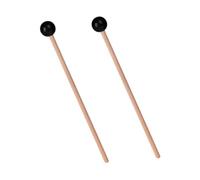 SUPVOX 2 piezas Mazos de Étereo con Mango de Madera para Percusión Palillos Compactos para Xilófono Marimba y Diseño Portátil y Acabado para Articulación Precisa