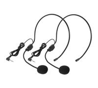 SUPVOX 2 Piezas Micrófono de Diadema Cable Micrófono Profesional para Cantar para Enseñanza y Presentaciones