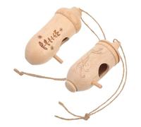 SUPVOX 2 Piezas Nido Colgante para de Madera Natural Casita Decorativa Multifuncional para Jardín Exterior para Pajareras y Casetas de Pájaros Pequeñas