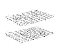 SUPVOX 2 Piezas Números y Letras Plateados para Puertas y Buzones Accesorios de Bricolaje para Decoración de Casas Pequeñas Fomenta Creatividad Infantil
