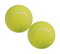 SUPVOX 2 Piezas Pelota de Tenis Gigante Goma para Masticar Pelota de Juguete para Mascotas para Exteriores