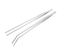 SUPVOX 2 Piezas Pinzas para Acuario y Pesado Pinzas Rectas y para Alimentación Reptiles Acuáticas y Cuidado Peces Agua y