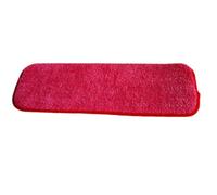 SUPVOX 2 Piezas Recambio de Mopa de Microfibra Roja para Pisos de Cerámica y Vinilo, Funda de Trapeador Lavable a Máquina y Fijación Firme para Hotel y Restaurante