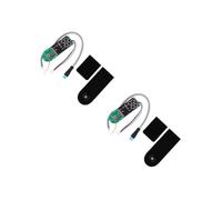 SUPVOX 2 Piezas Tablero de Instrumentos para Patinete Eléctrico Repuesto Compatible con Panel de Control Instalación y Accesorio Duradero Color Negro
