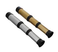 SUPVOX 2 Piezas Telescopio de Juguete para Monocular Educativo de para Experimentos Científicos Color Dorado y Plateado