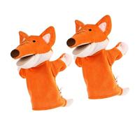 SUPVOX 2 Piezas Títeres de Mano de de Peluche Animales Muñecos Interactivos Narración de Cuentos y Fiestas Infantiles