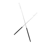 SUPVOX 2 Piezas Varilla de Control para Títeres de Mano de Varilla Metálica para Teatrales Herramienta para Shows Interactivos y Desarrollo de Habilidades Plata