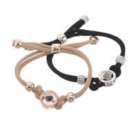 SUPVOX 2 pulseras de pareja para relaciones a distancia: sientan el contacto a cualquier distancia | Regalo para parejas